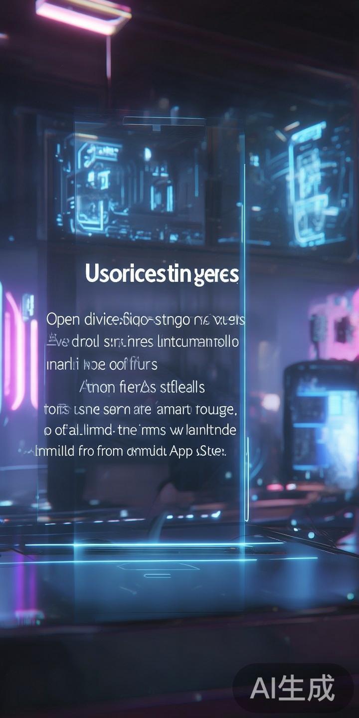 开启设备设置：安卓用户需在手机设置中打开“允许安装